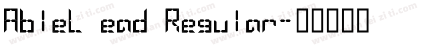 AbleL ead Regular字体转换
